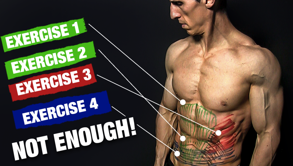 each ab exercise should train each part of your ab muscles worked